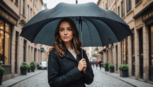 Parapluie pliable personnalisé : une protection élégante et écolo